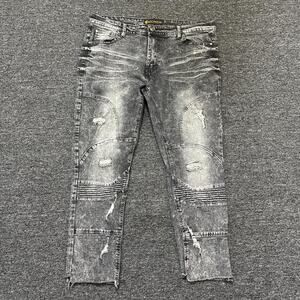 Rocawear black acid wash skinny